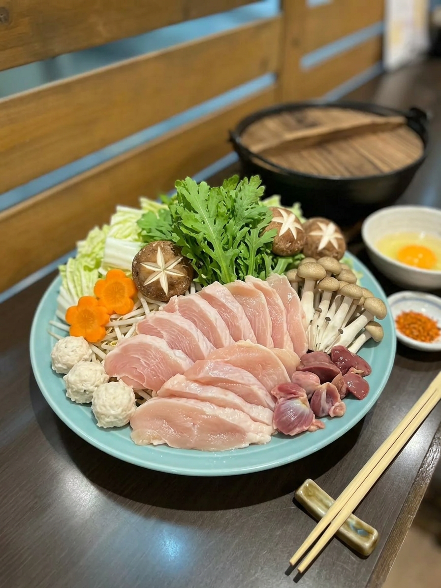 地鶏すき焼き